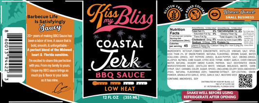 Coastal Jerk BBQ Sauce 12 FL OZ
