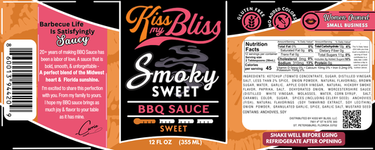 Smoky Sweet BBQ Sauce 12 FL OZ